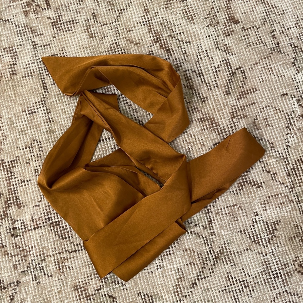 NWOT Baltic Born One Shoulder Midi Dress Copper/Amber M - Picture 12 of 12